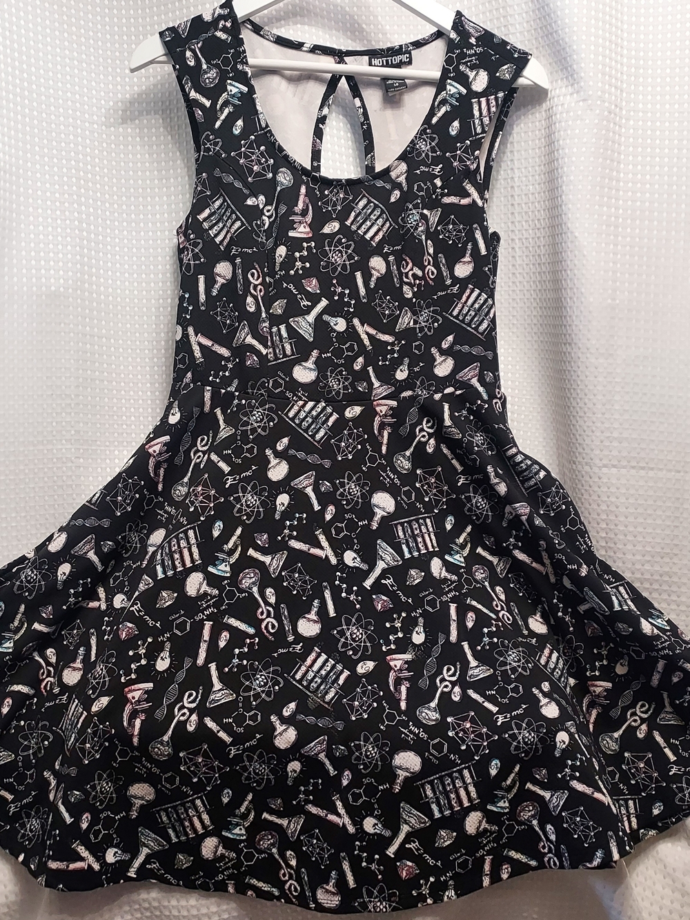 Hot Topic Black  Science Potion Print Skater Dress
